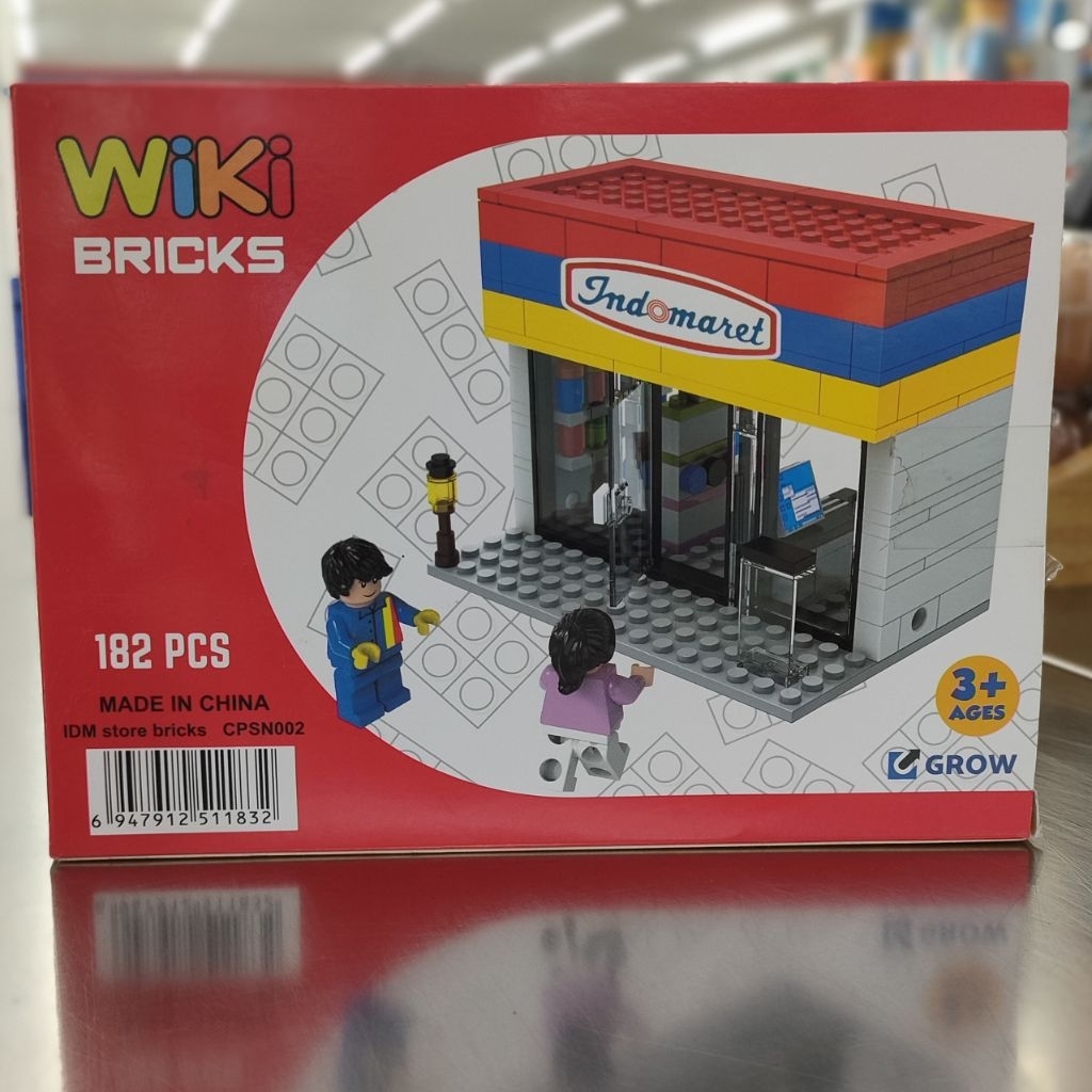 Wiki Bricks Model Toko Indomaret | Lego Model Toko Indomaret Limited Edition