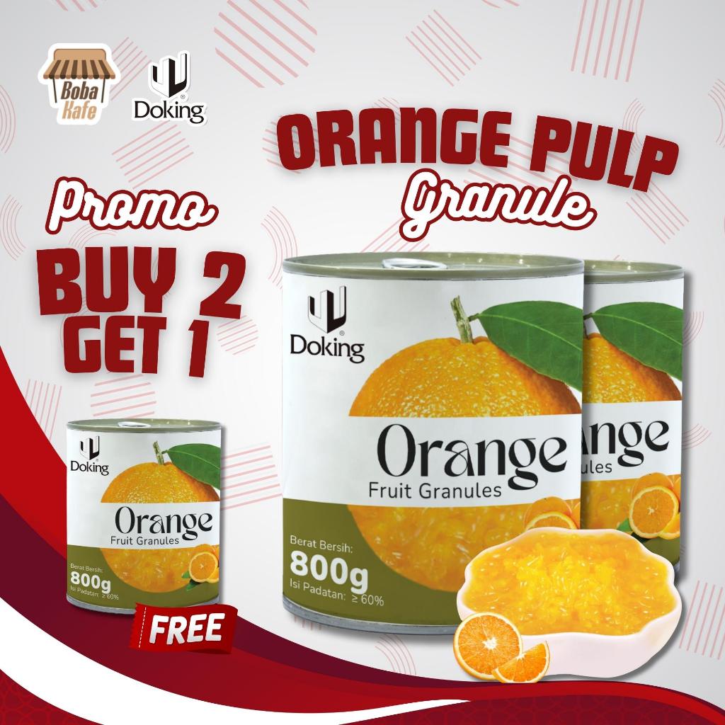 

PROMO KEMERDEKAAN BELI 2 GRATIS 1 - Doking Canned Orange Granule 800gr (Bulir Jeruk Kaleng Siap Pakai)