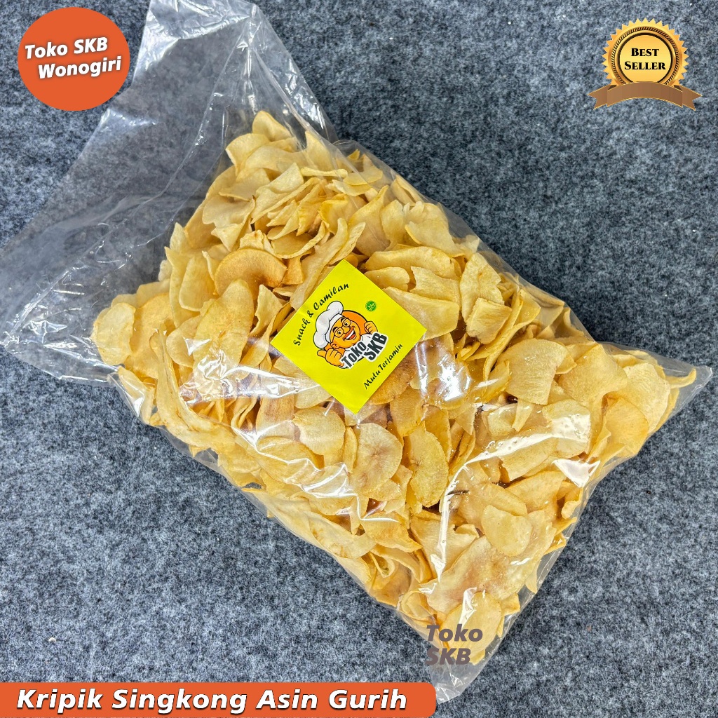 

1kg Kripik Singkong Gadung Gurih Asin