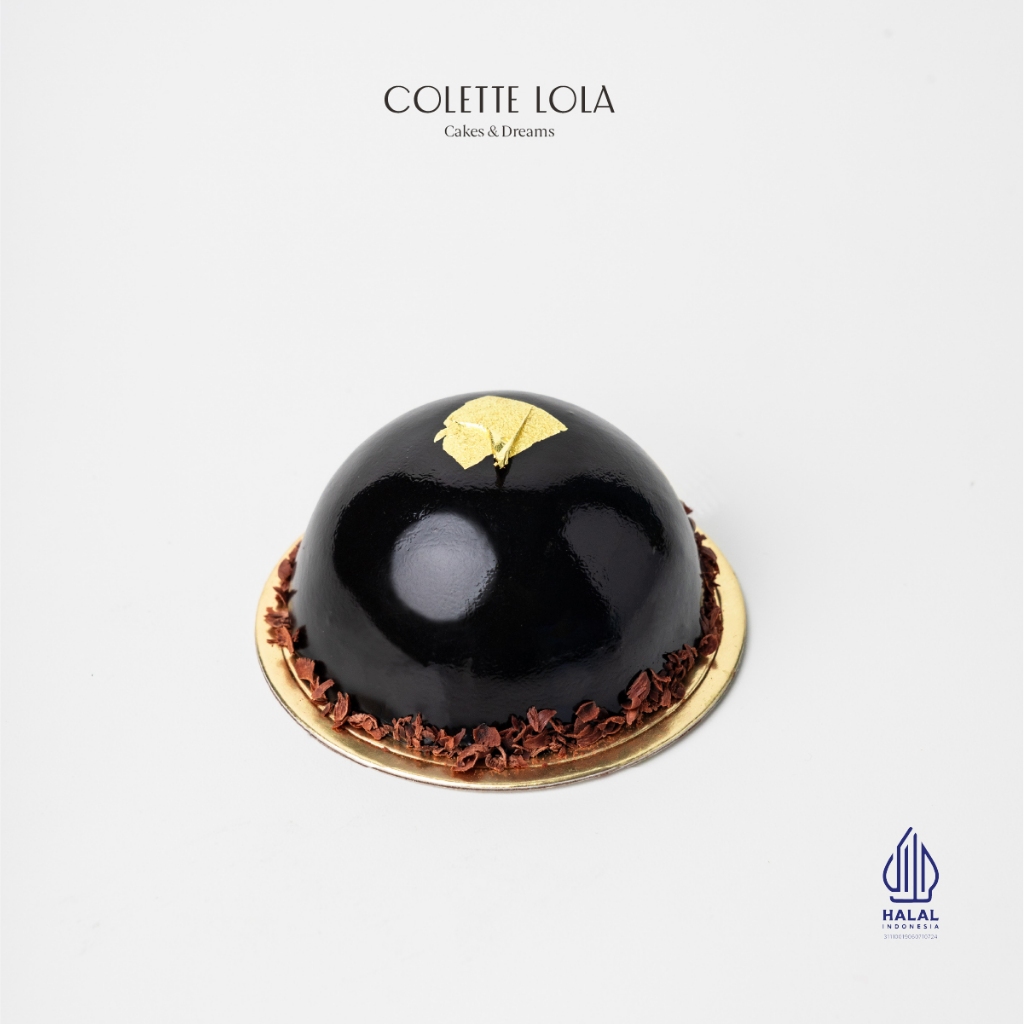 

Kue / Cake Colette Lola Chocolate Almond Dacquoise - Individual Cake