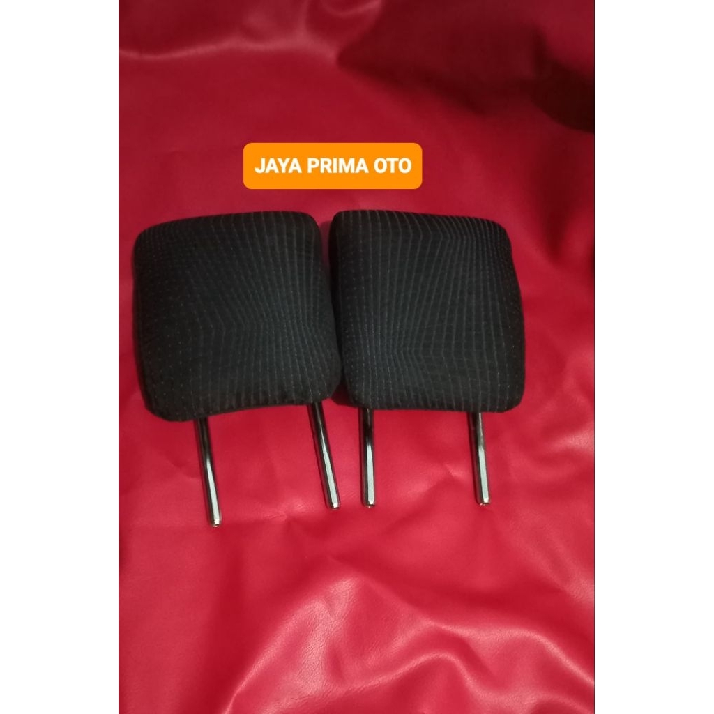 headrest belakang jok sigra calya jok belakang sigra - hitam totol biru