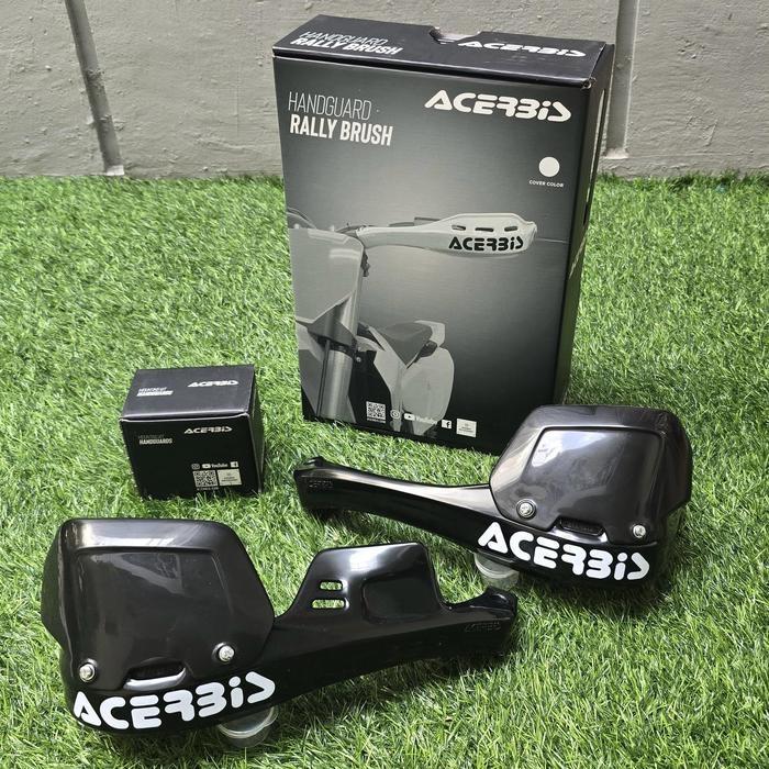 Universal Handguard Acerbis Rally Brush and Spoiler - Hitam