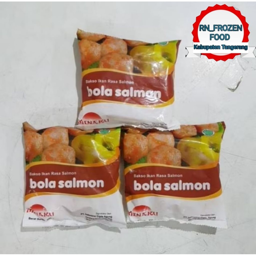 

MINAKU BOLA SALMON KEMASAN ISI 200 GRAM