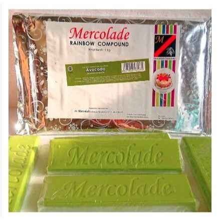 

[oddsolshop] pekanbaru/Mercolade Rainbow Avocado 1KG Cokelat Compound Alpukat Coklat Hijau