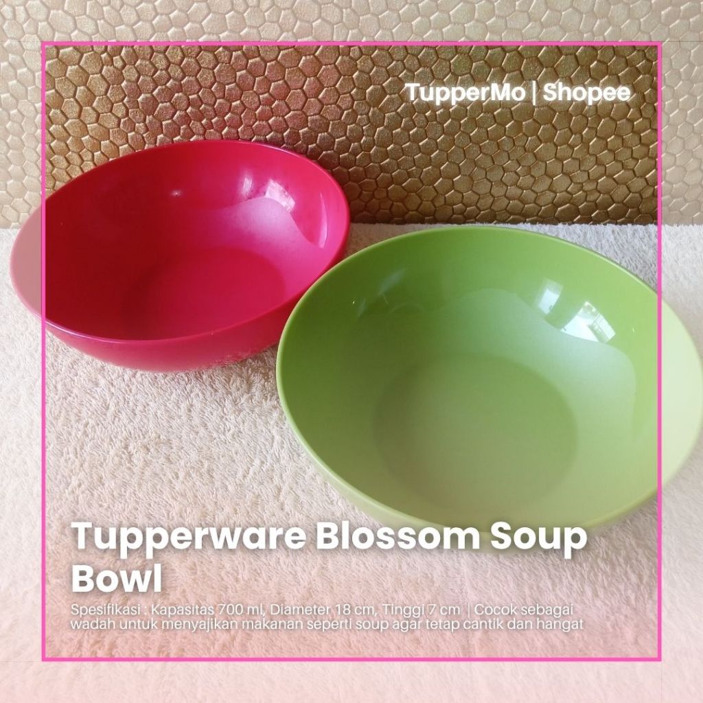 Blossom Soup Bowl Tupperware Ori