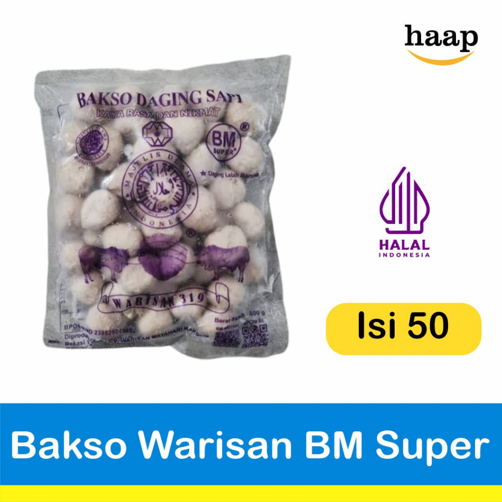 

Bakso Warisan BM Super Isi 50