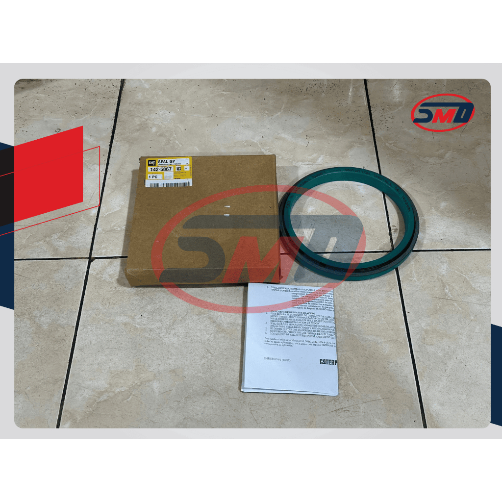 142-5867 SEAL CRANKSHAFT FRONT 3406 3408 3412 SEAL KRUK AS DEPAN 1425867 ASLI ORI GENUINE