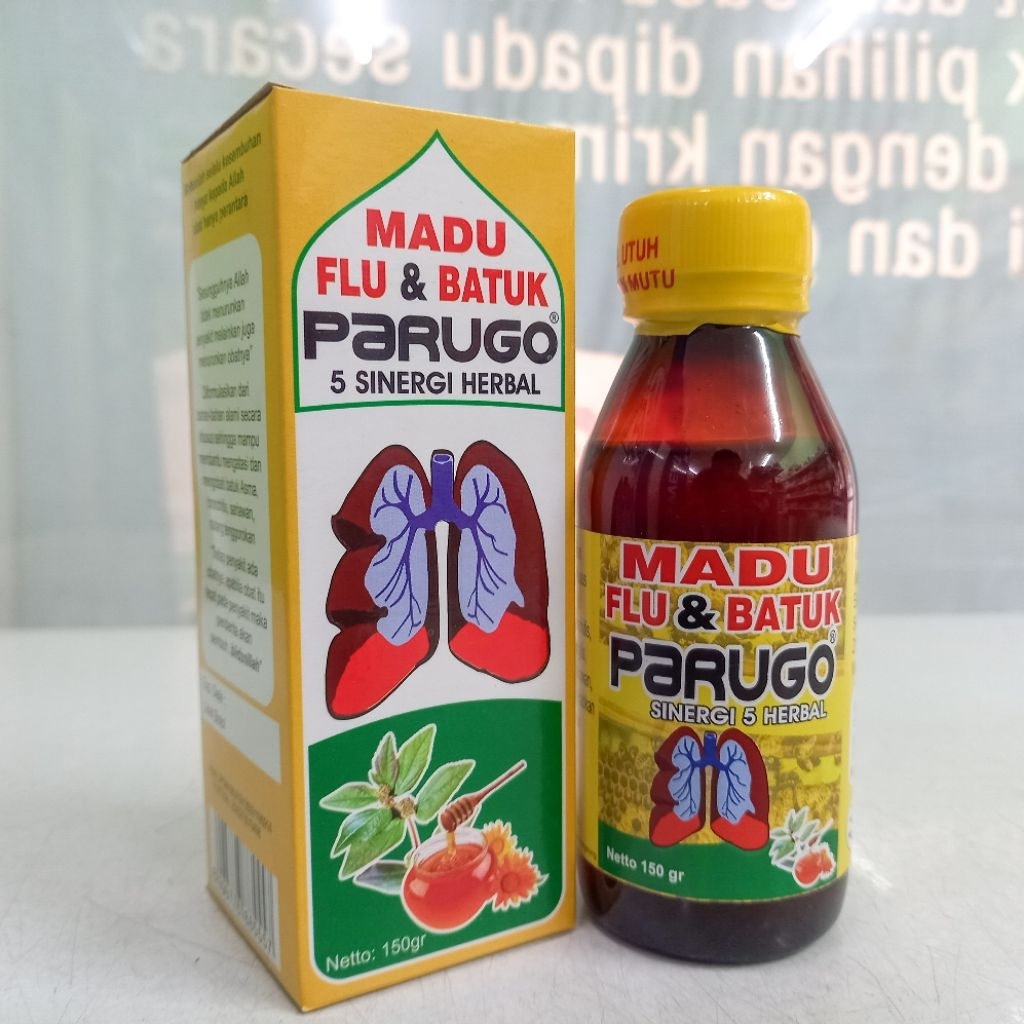 

Madu Flu & Batuk PARUGO 5 SINERGI HERBAL ORIGINAL