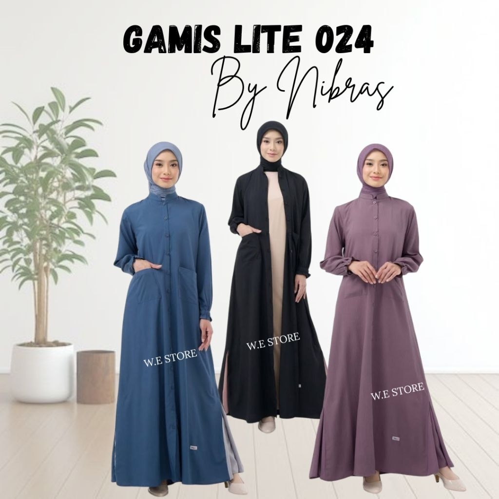 NIBRAS GAMIS LITE 024 GAMIS NIBRAS TERBARU GAMIS WANITA DEWASA