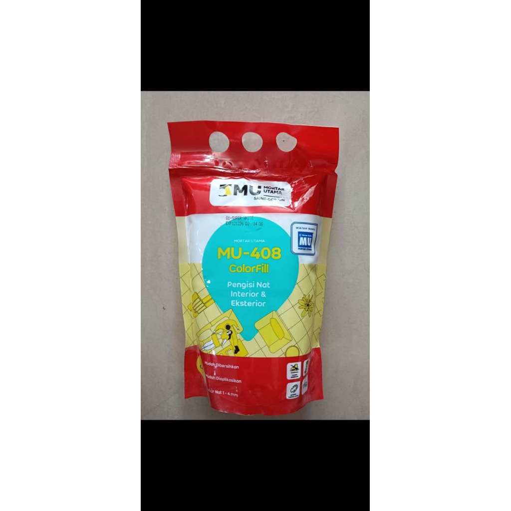

tepung keramik warna super white
