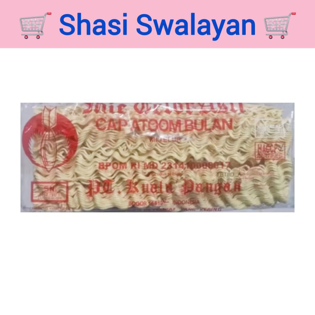 

MIE TELOR ASLI CAP ATOM BULAN 200 Gram