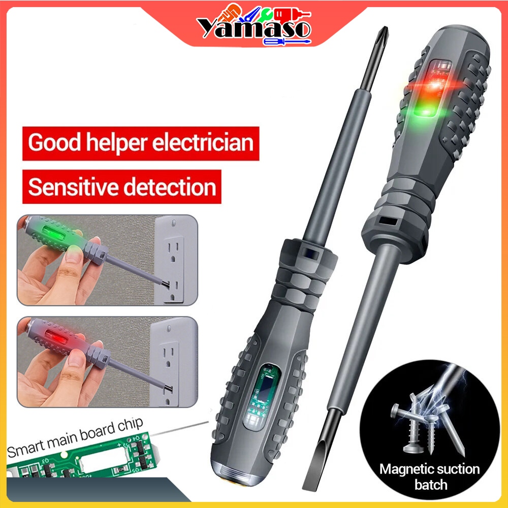 Induction Test Pen Obeng Tespen Induksi Tester Lokasi Kabel Arus Putus / Tespen Listrik Cek Kabel Pu