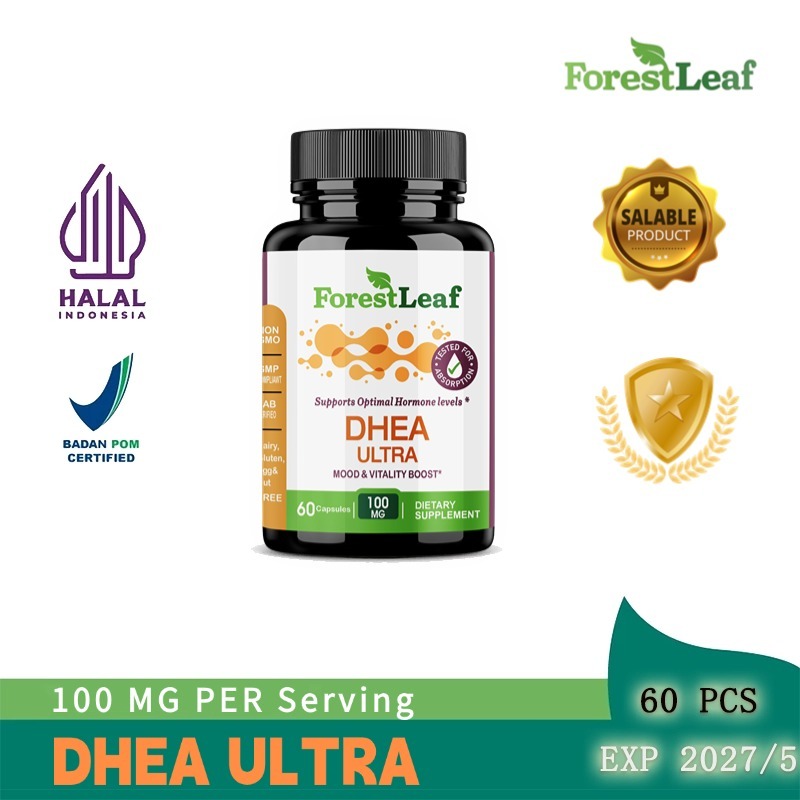 DHEA 100mg - Sumber Vitalitas “Vitamin Air Mancur Pemuda”, 60 Kapsul Lembut