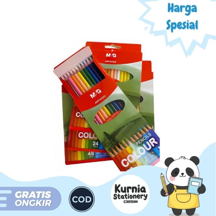 

M&G Colour Pencils Hexagonal / Pensil Warna Hexagonal Isi 12 , 24 , 48 Warna