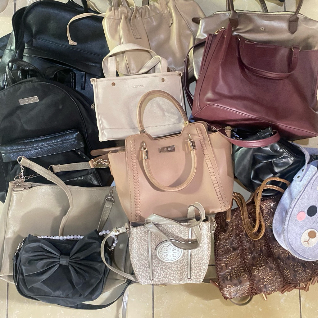 Tas Ransel Handbag Totebag Les Catino Enji Mossdoom