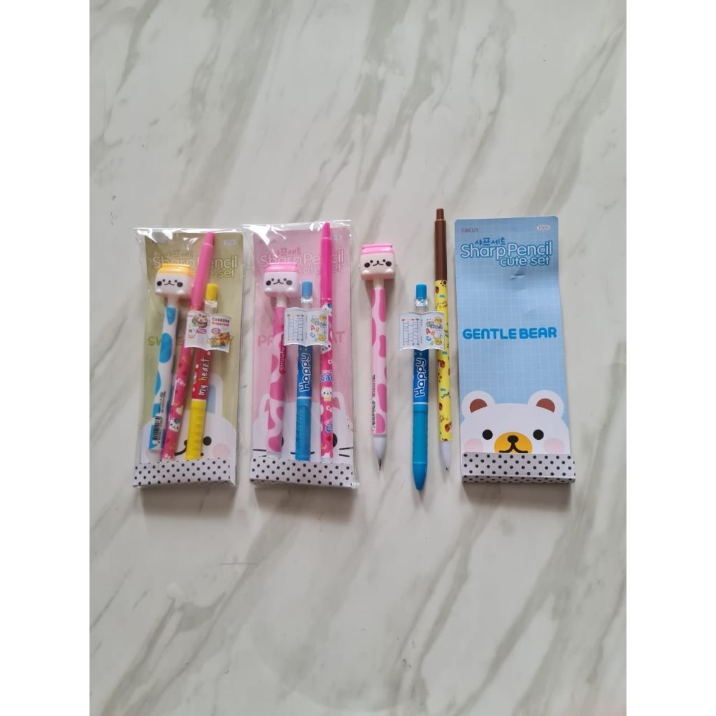 

Mechanical Pencil Stationary Set - 3 pcs
