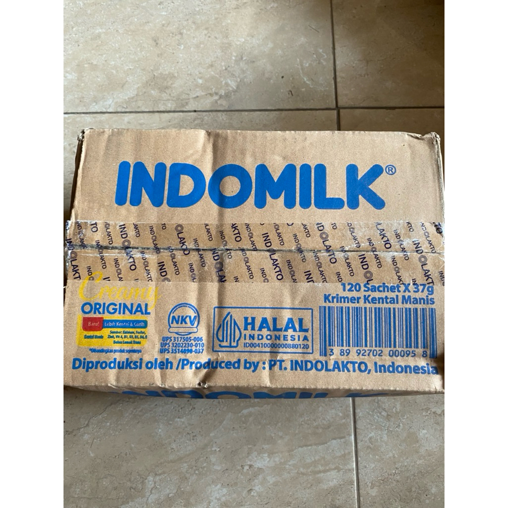 

1 Karton Susu indomilk Sachet (120sachetx37g) KHUSUS CO 1 KARTON