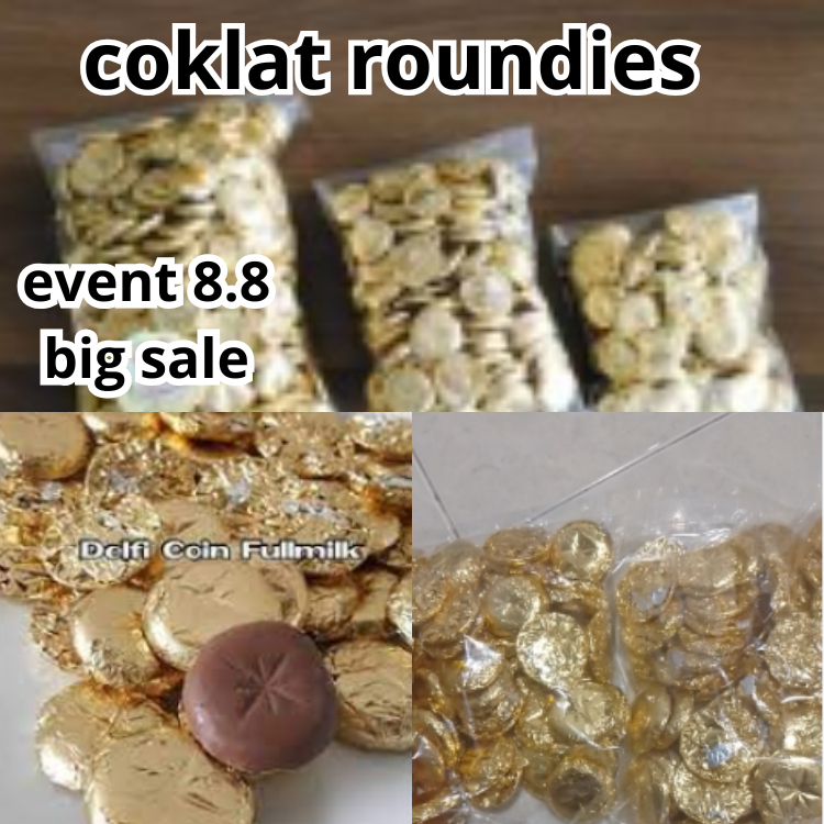 

promo golden roundien cokelat koin berbagai kemasan