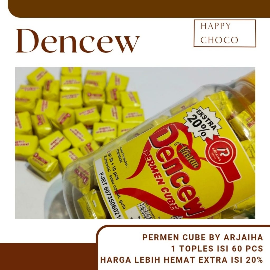 

Permen Cube DENCEW Isi 60 Pcs Viral Milo / Candy Cube