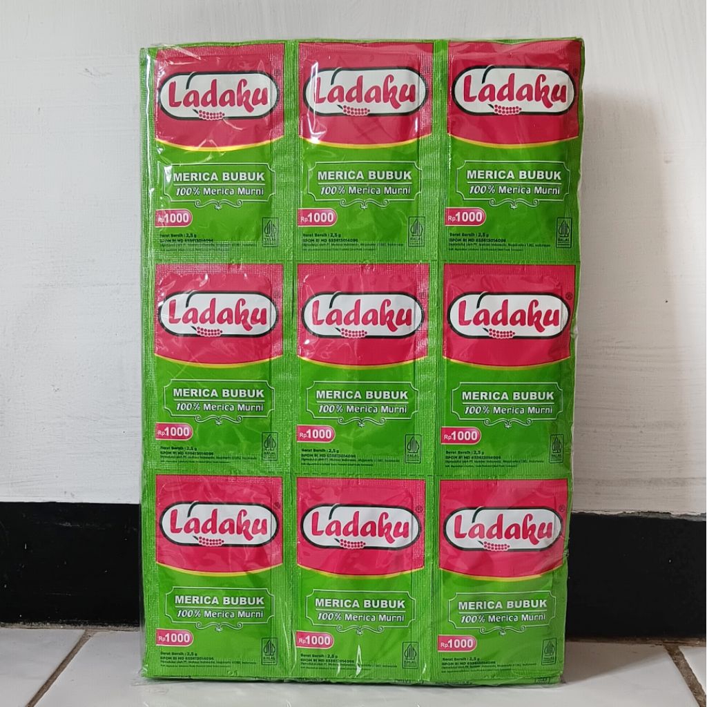 

Ladaku Merica Bubuk 1 Pack | 6 Renceng (72 sachet) | Promo hot