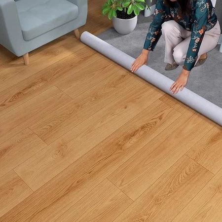 KENDI HOME DECOR Karpet Lantai Vinyl Roll Tebel 0.7mm Decorasi Lantai 25cm Meteran 2m