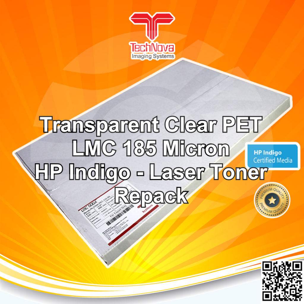 

TECHNOVA LMC 185 Micron Novalife PET Clear A3+ Kertas Synthetic Transparant Digital - Repack 20