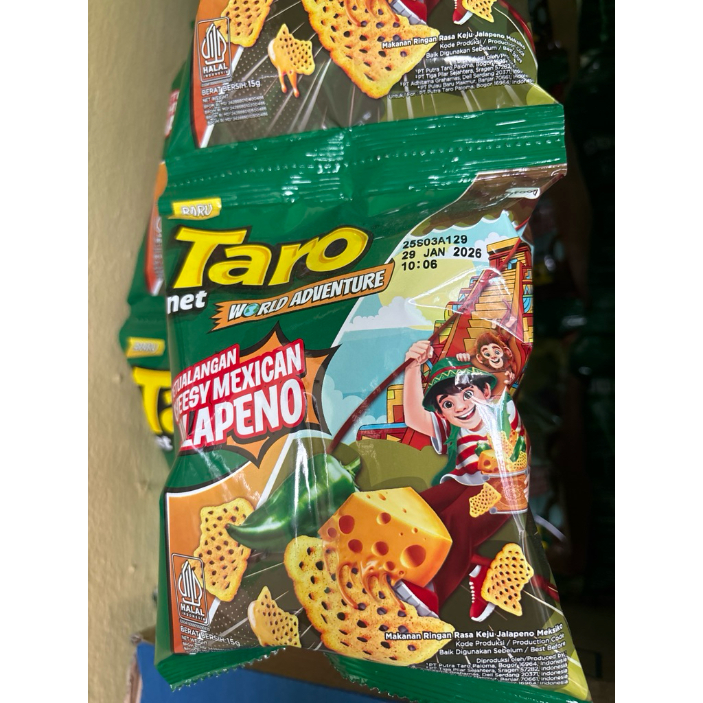 

taro net ciki isi 10pcs (grosir)