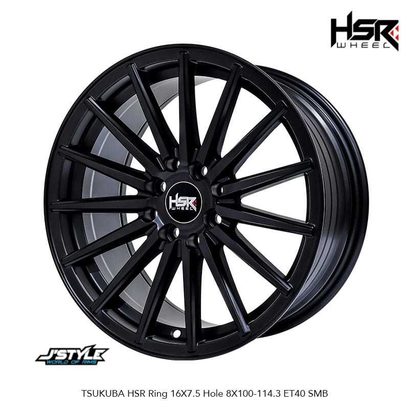 Velg R16 HSR Tsukuba Free Ongkir Untuk Avanza Xenia Brio Jazz Swift Agya
