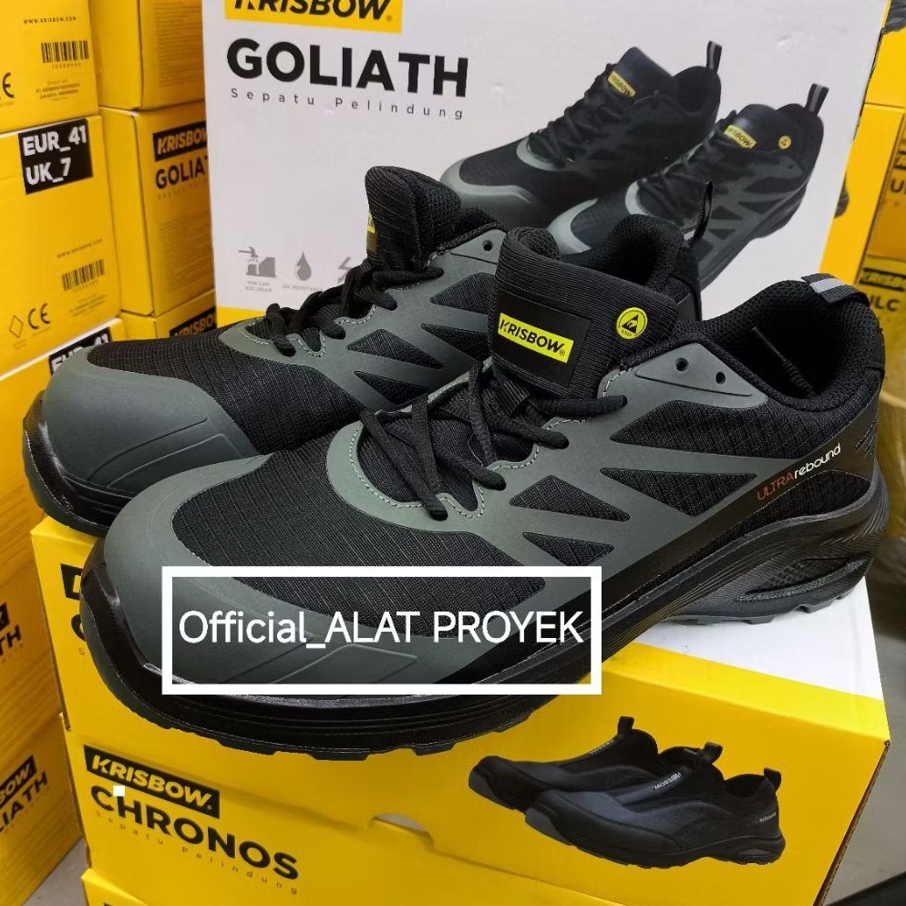 Sepatu Safety Krisbow GOLIATH || Safety Shoes Krisbow GOLIATH