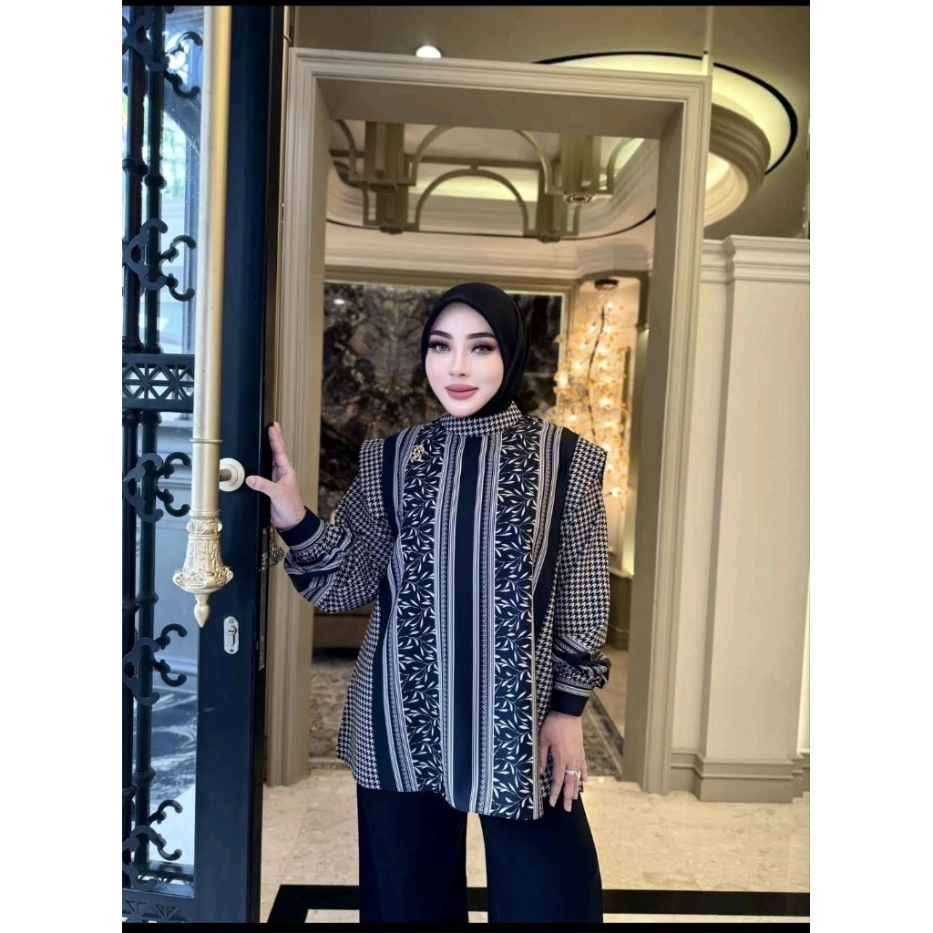 TUNIK MOTIF PREMIUM ORI SHELLASAUKIA