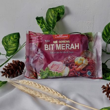 

ZUMAMI MIE SAYUR BIT MERAH 80 GRAM SINGLE BUMBU GEPENG