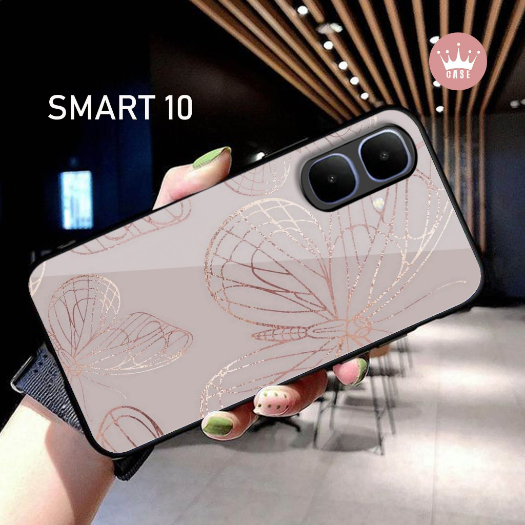 Softcase Kaca INFINIX SMART 10 - casing handphone - INFINIX SMART 10 [S105]