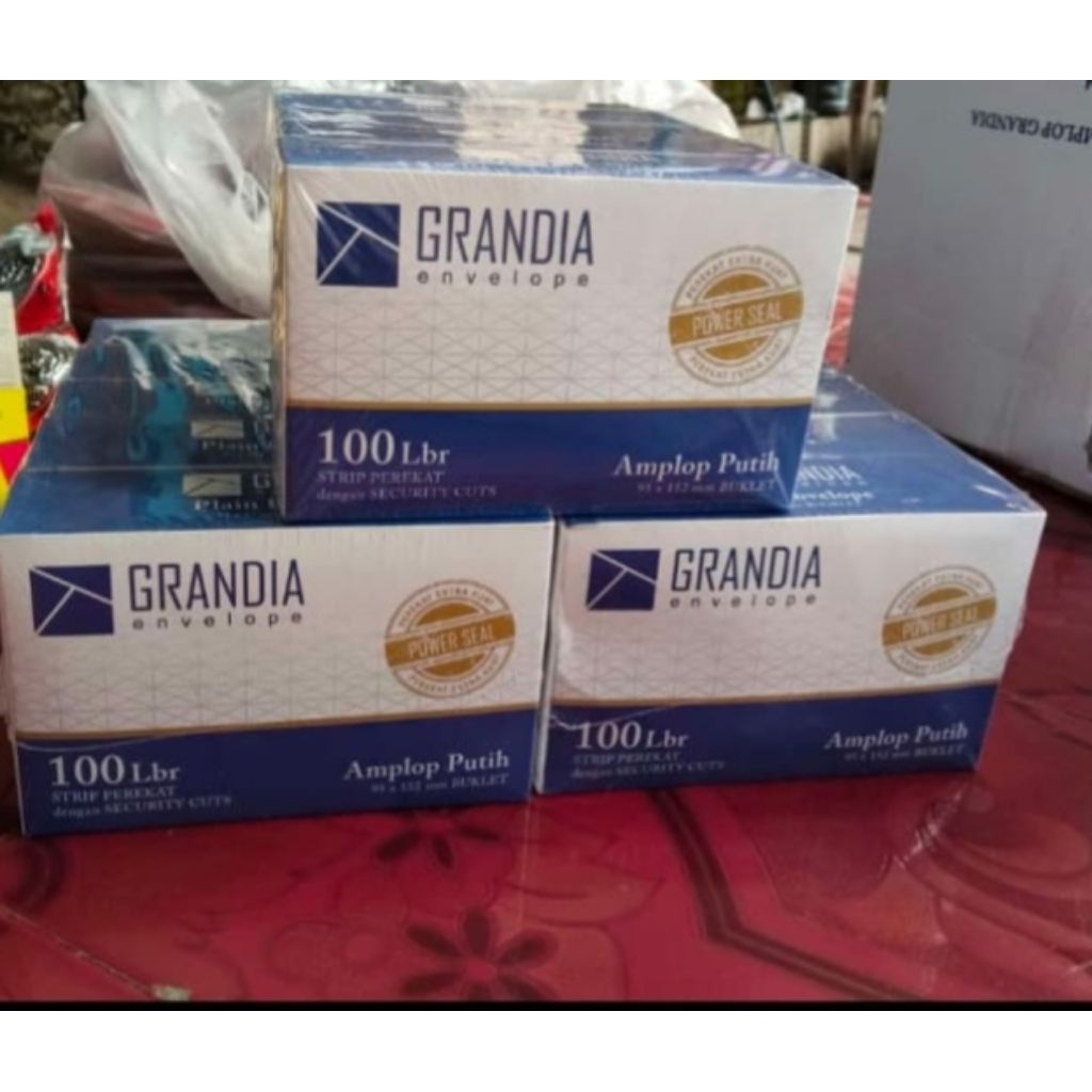 

amplop GRANDIA isi 100 lembar/box