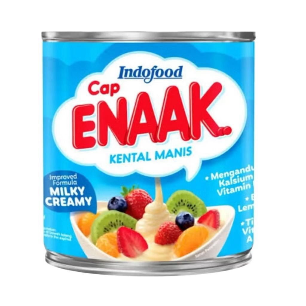 

Indofood Cap Enaak Kental Manis Putih Kaleng 370gr