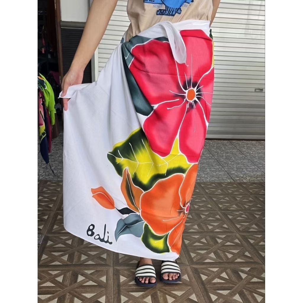 Kain / Sarung Pantai Bali Premium Batik Tebal dan Panjang Jumbo