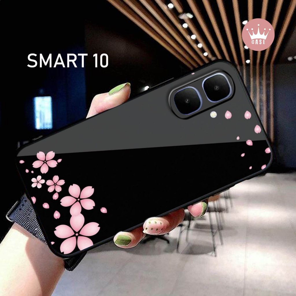 Softcase Kaca INFINIX SMART 10 - casing handphone - INFINIX SMART 10 [S155]