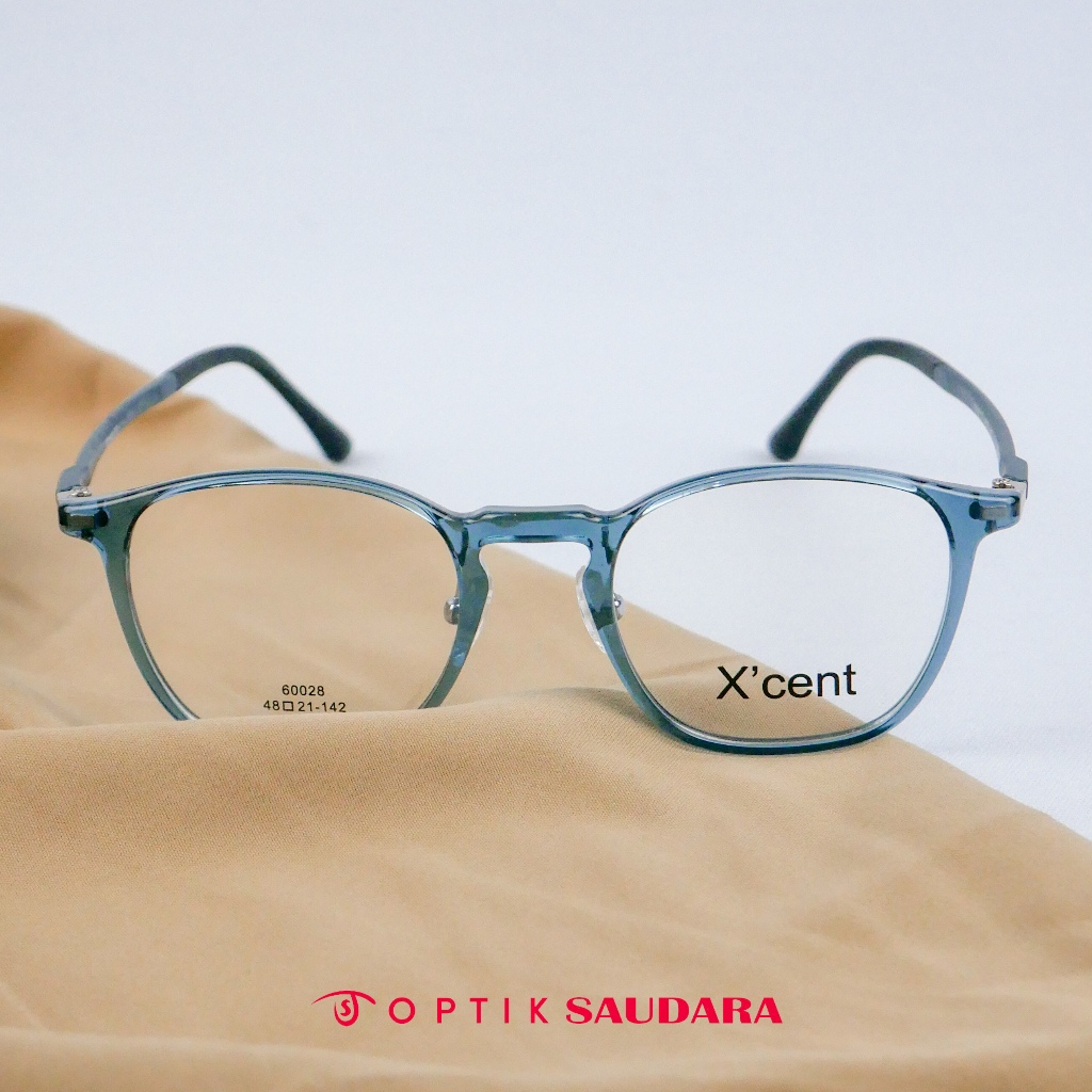 Optik Saudara - Frame Xcent - Kacamata Unisex Elegant F XC60028 C1 48