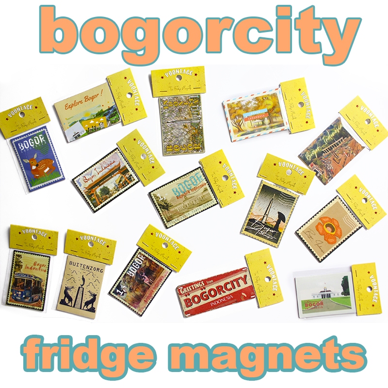 Magnet Kulkas Bogor Besi Souvenir Oleh-Oleh Bogor