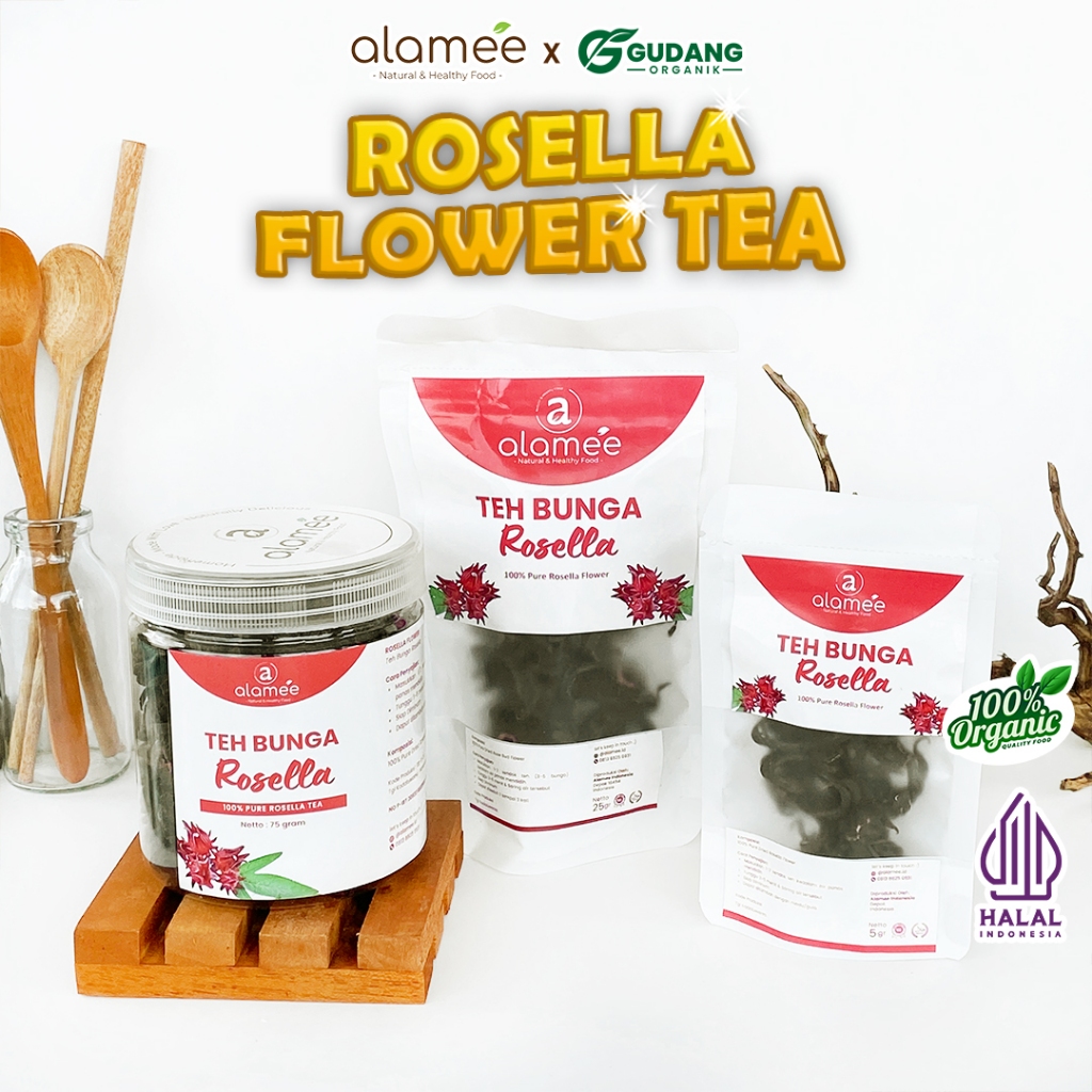 

alamee teh bunga rosella adalah pilihan cerdik untuk minuman sehat dengan rasa menawan alami herbal