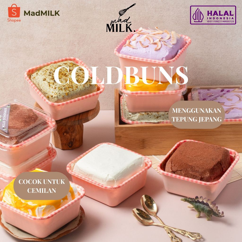 

Cold Milkbuns | Cold Milk Buns Pistachio / Ultimate Milk /Milo Dinosaur | MadMILK coldbuns