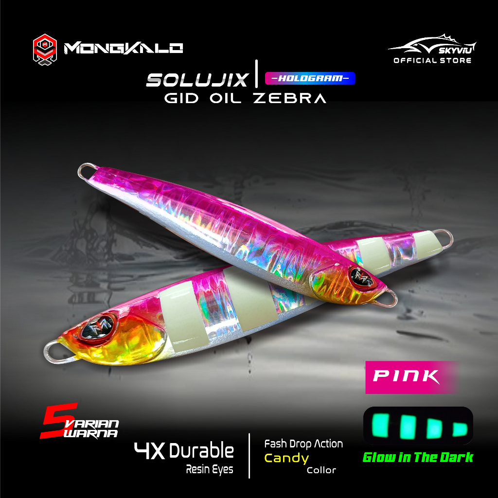 Mongkalo Solujix Minyak GID-Zebra noMotif Candy 15 Pink