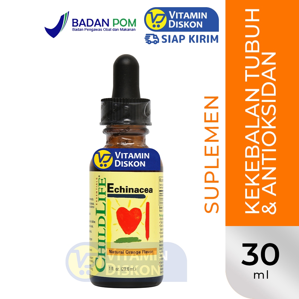 ChildLife Echinacea BPOM 30 Ml | Suplemen Kekebalan Tubuh, Mengatasi Flu & Batuk, Antioksidan Anak