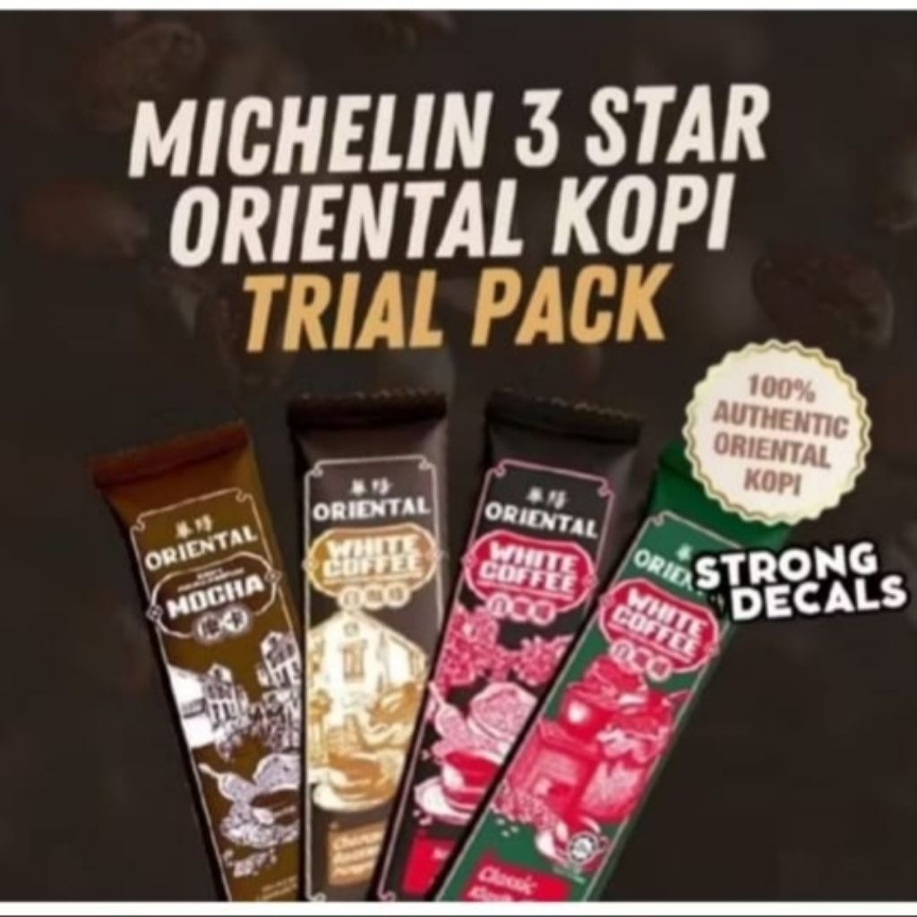 

1Sacet ORIENTAL White Coffee All Varian Rasa