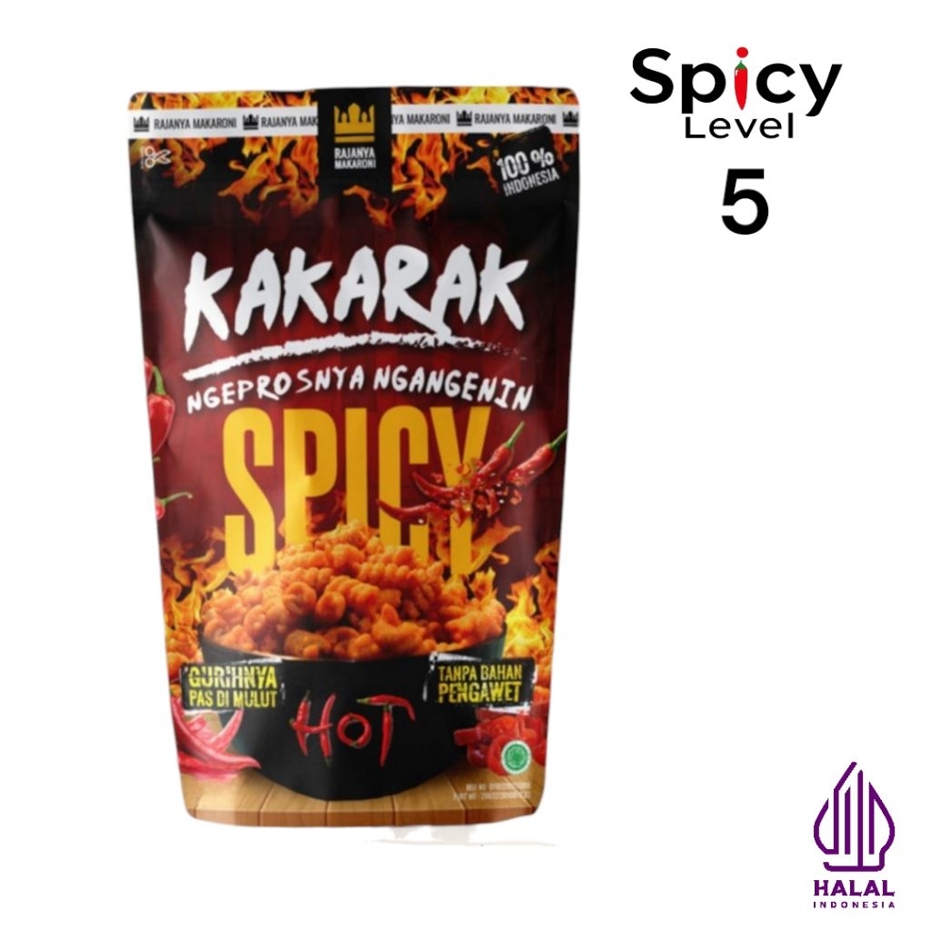 

Kakarak Makaroni 85gr - Pedas Lv.5