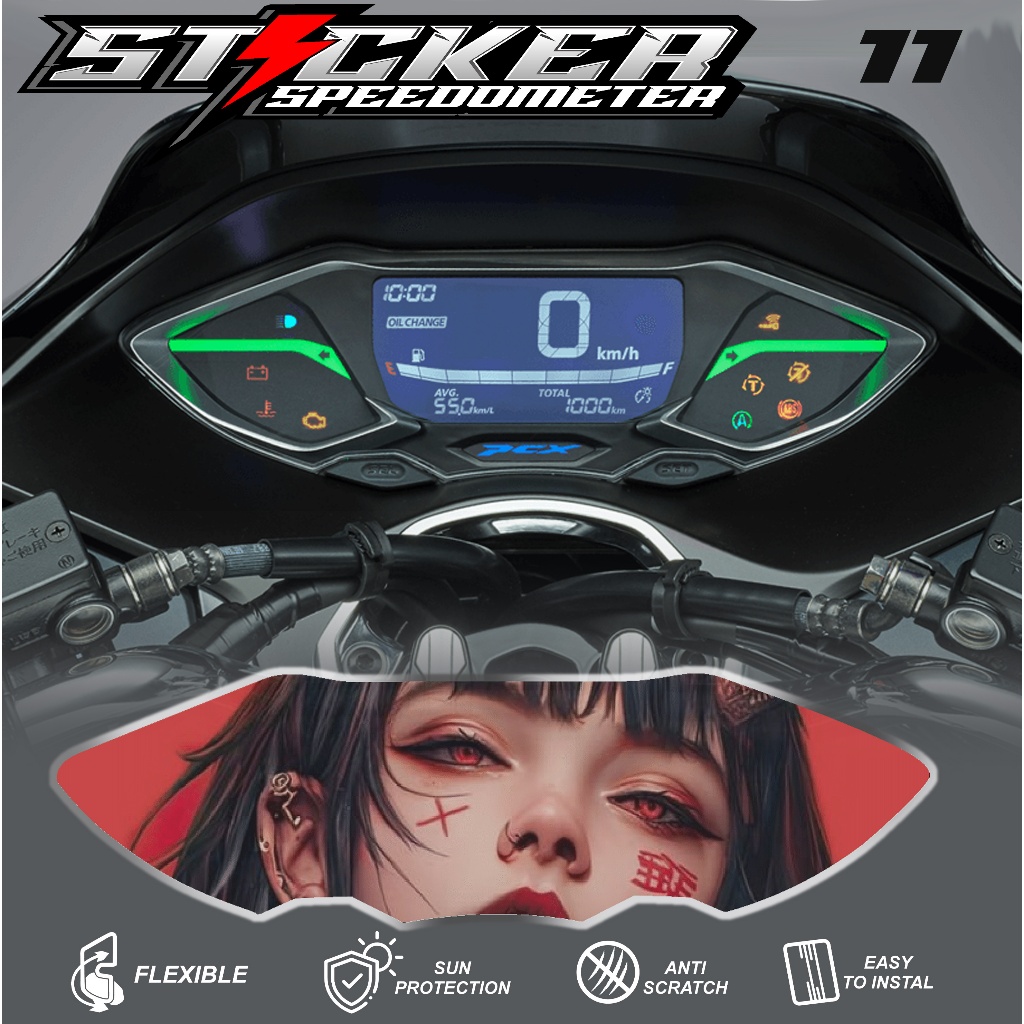 04 STICKER PELINDUNG SPEEDOMETER PCX 160-STICKER ANTI GORES SPEEDOMETER PCX 160