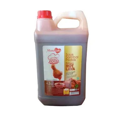 

Saus Sambl Pedas mamasuka delisaos lava panas /mamasuka delisaos hot lava panas 6.2 kg
