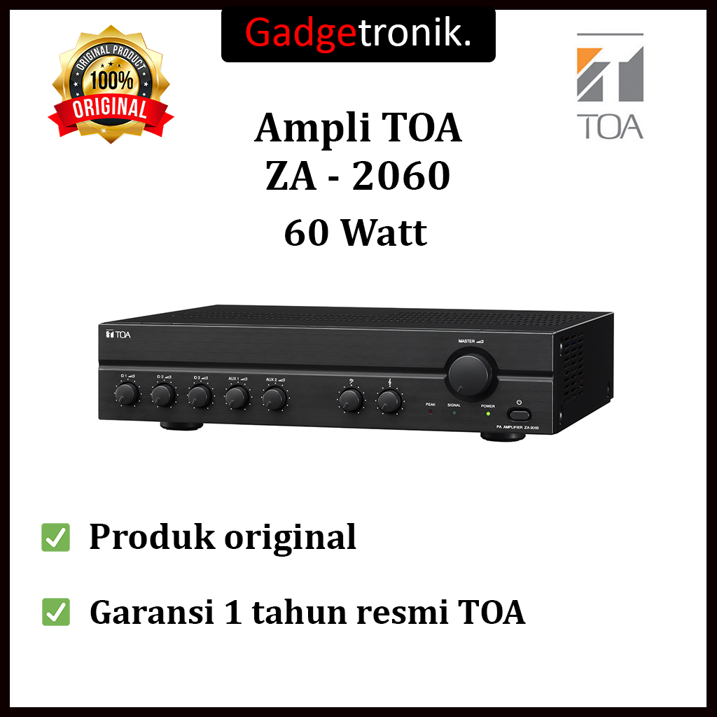 Ampli TOA ZA 2060 / Mixer Power Amplifier TOA ZA-2060 (60watt)