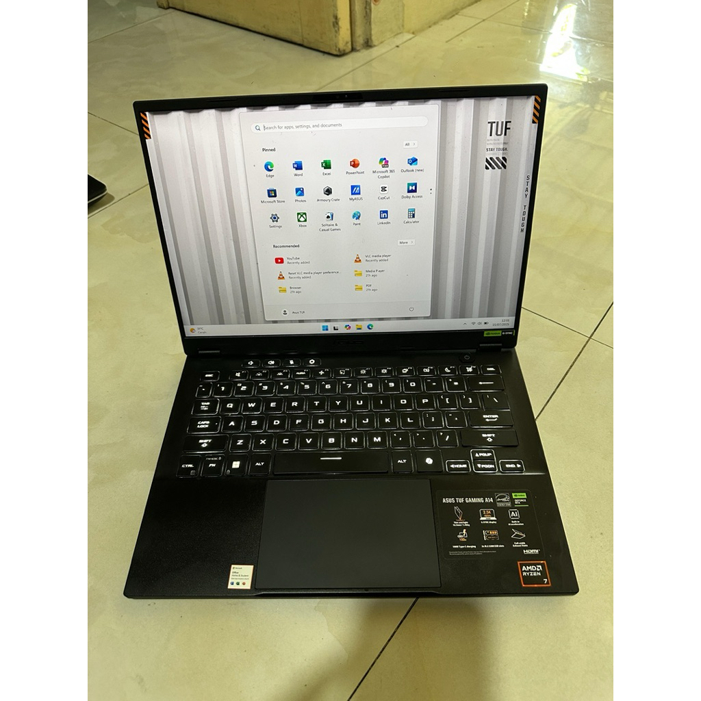 ASUS TUF A14 | AMD RYZEN 7 Ai | 16 GB DDR5 | SSD 512 GB| RTX 4050 6 GB