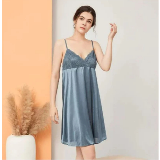 [TKPD30] SLEEPWEAR / LINGERIE FELANCY 078- NE5066 BAHAN SATIN SUPER HALUS DAN DINGIN SIZE M L (HARGA