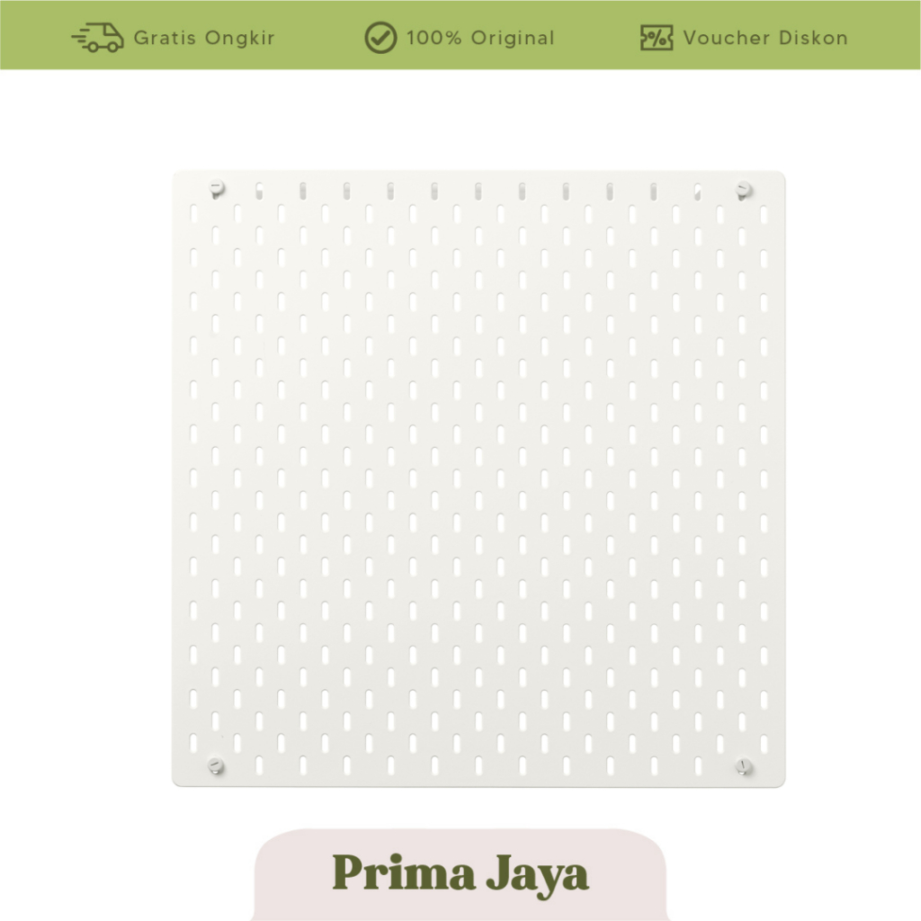 

BEST SELLING IKEA SKÅDIS Papan berlubang, putih, 56x56 cm